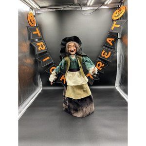 Vtg Halloween Witch Figure Est. 20" Tall Doll